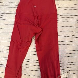 Lululemon Athletica Red Leggings